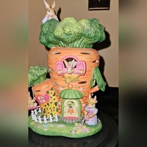 Bunny House tealight holder